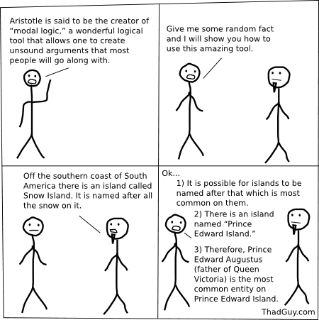 An introduction to modal logic; a gift from Aristotle.