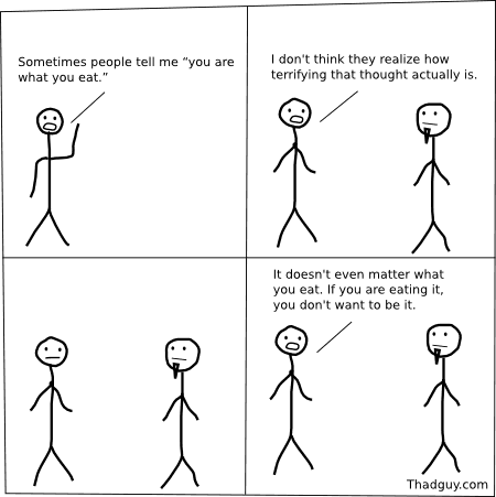 'you are what you eat' is really scary