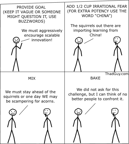 We must aggressively encourage scalable innovation