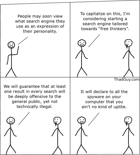 People may soon view what search engine they use as an expression of their personality